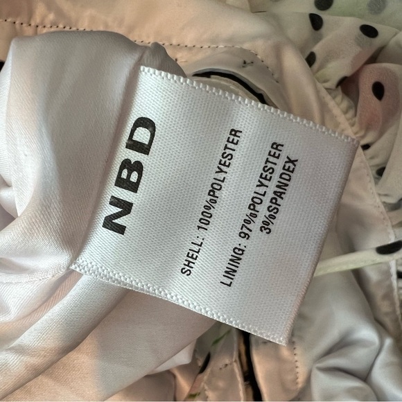 NWT NBD x REVOLVE Maraschino Cherry Print Romper Jumpsuit Size Large Hook Cutout - Picture 9 of 9